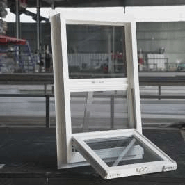 Custom uPVC double hung windows